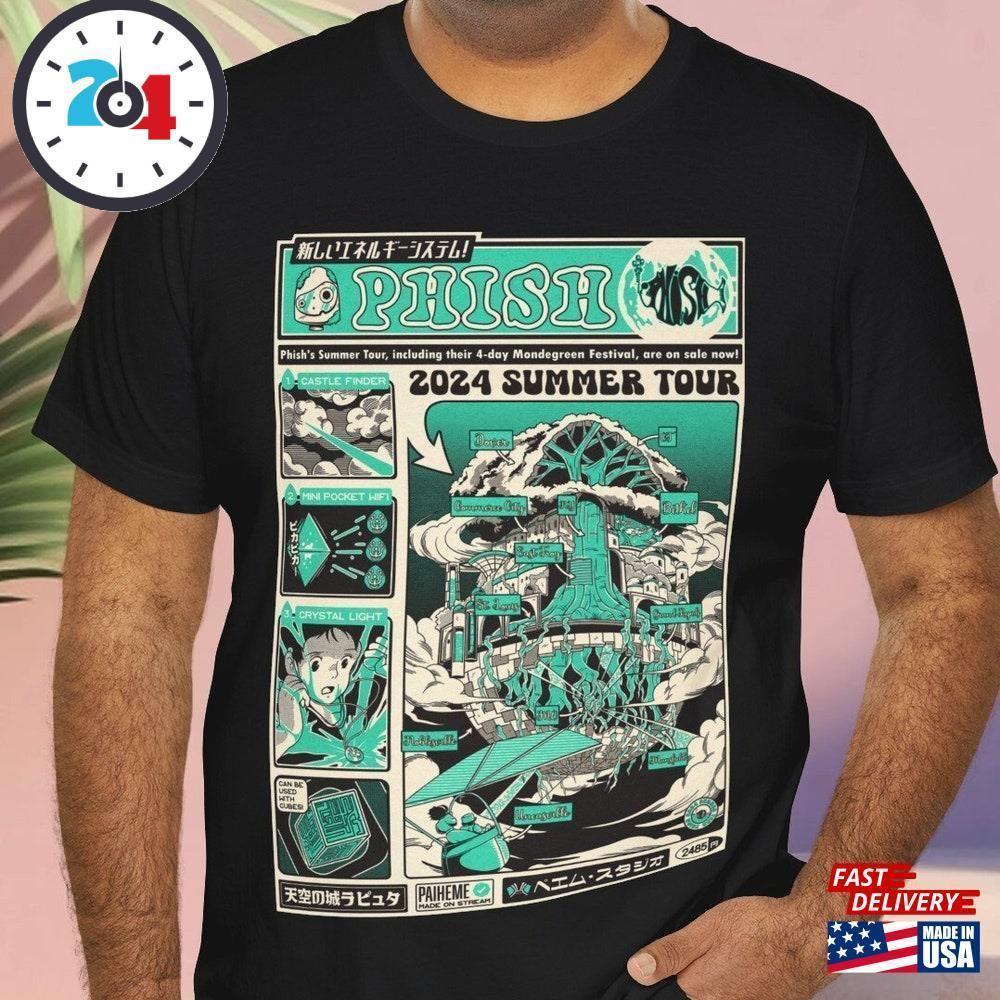 Aesthetic Phish  Summer Tour Band Rock Music Graphic Unisex